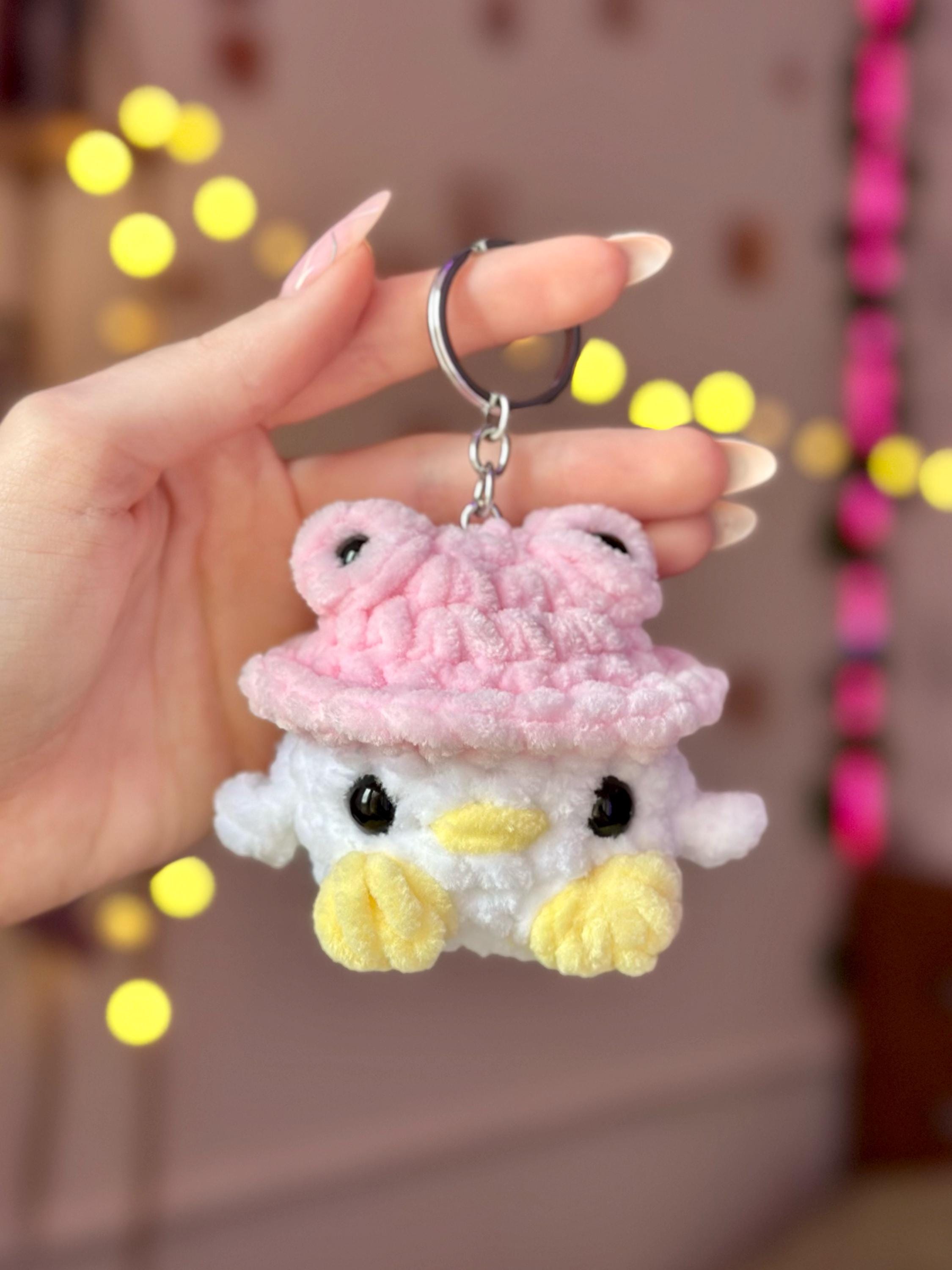 Custom duck in frog hat