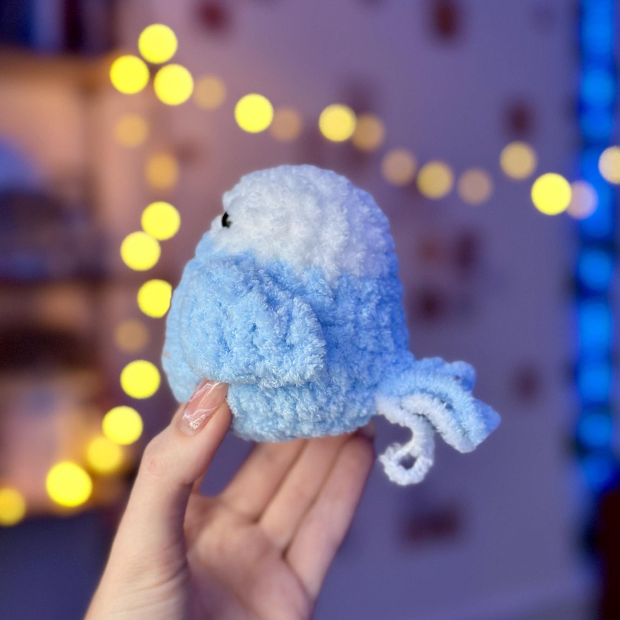 Fluffy Blue Bird