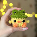 Mini Duck in Frog Hat