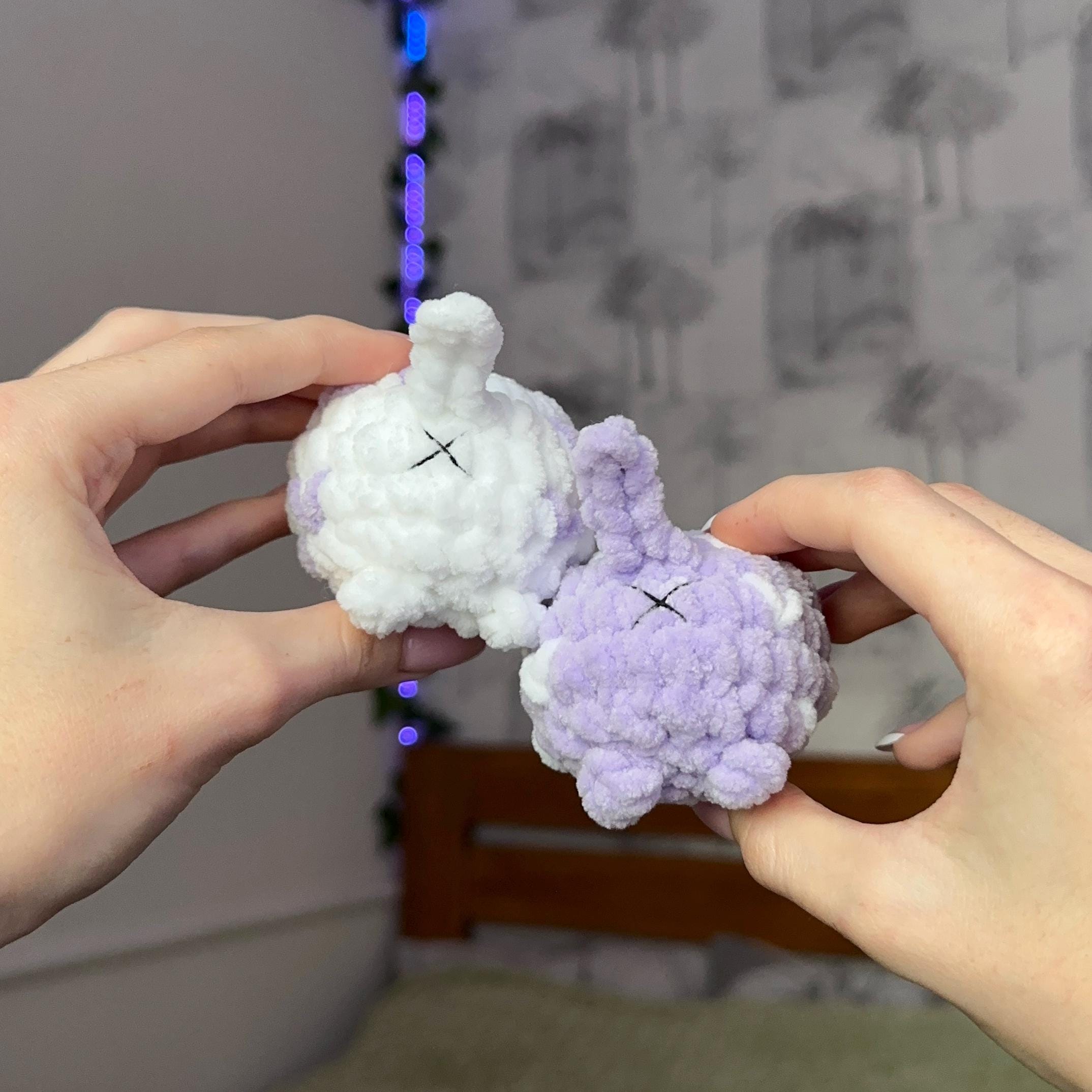 Custom kissing Cats - keychain set