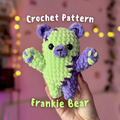 Frankie Bear - Crochet Pattern (PDF)