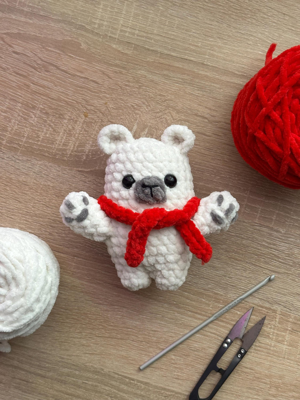 Polar bear plushie