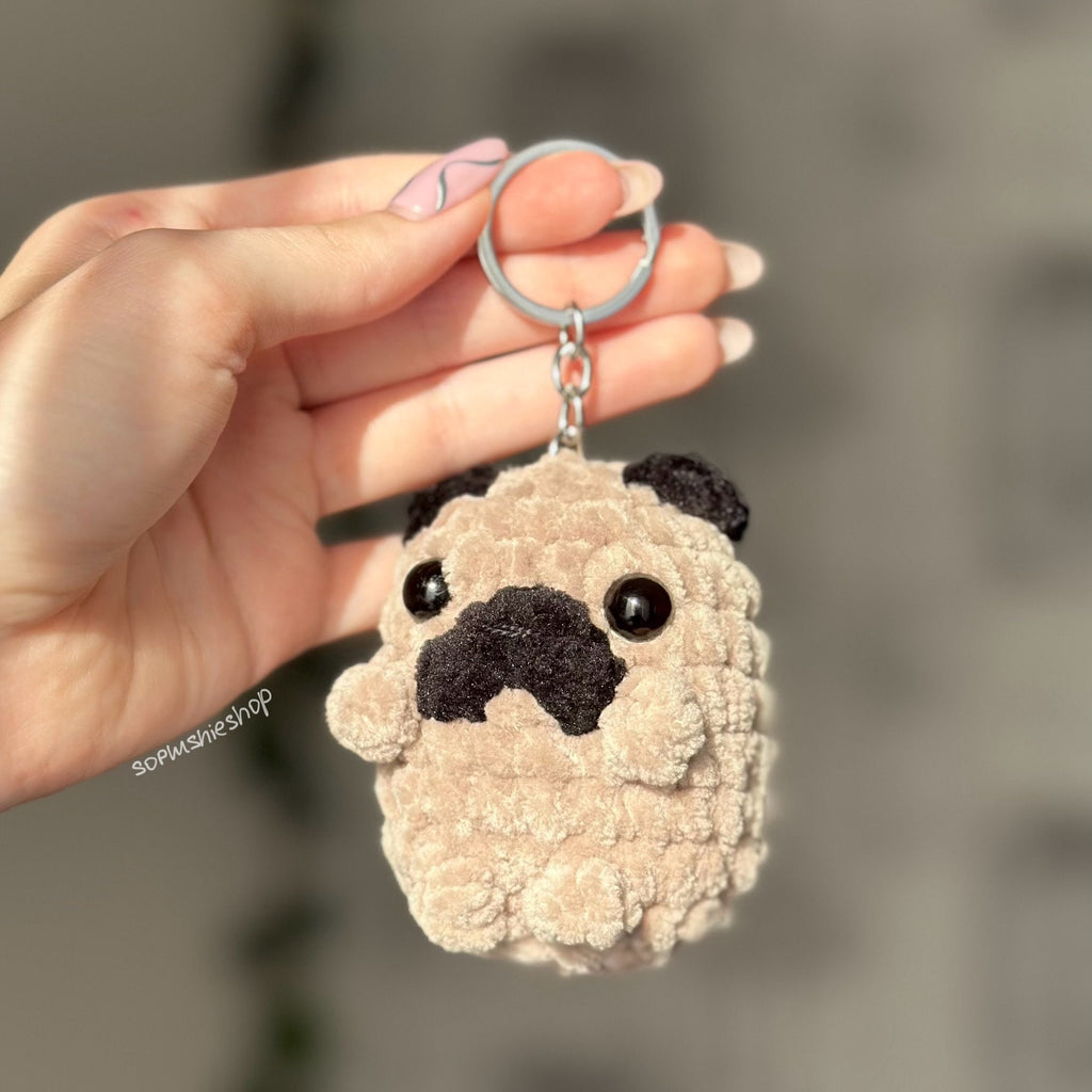 Pug dog plushie