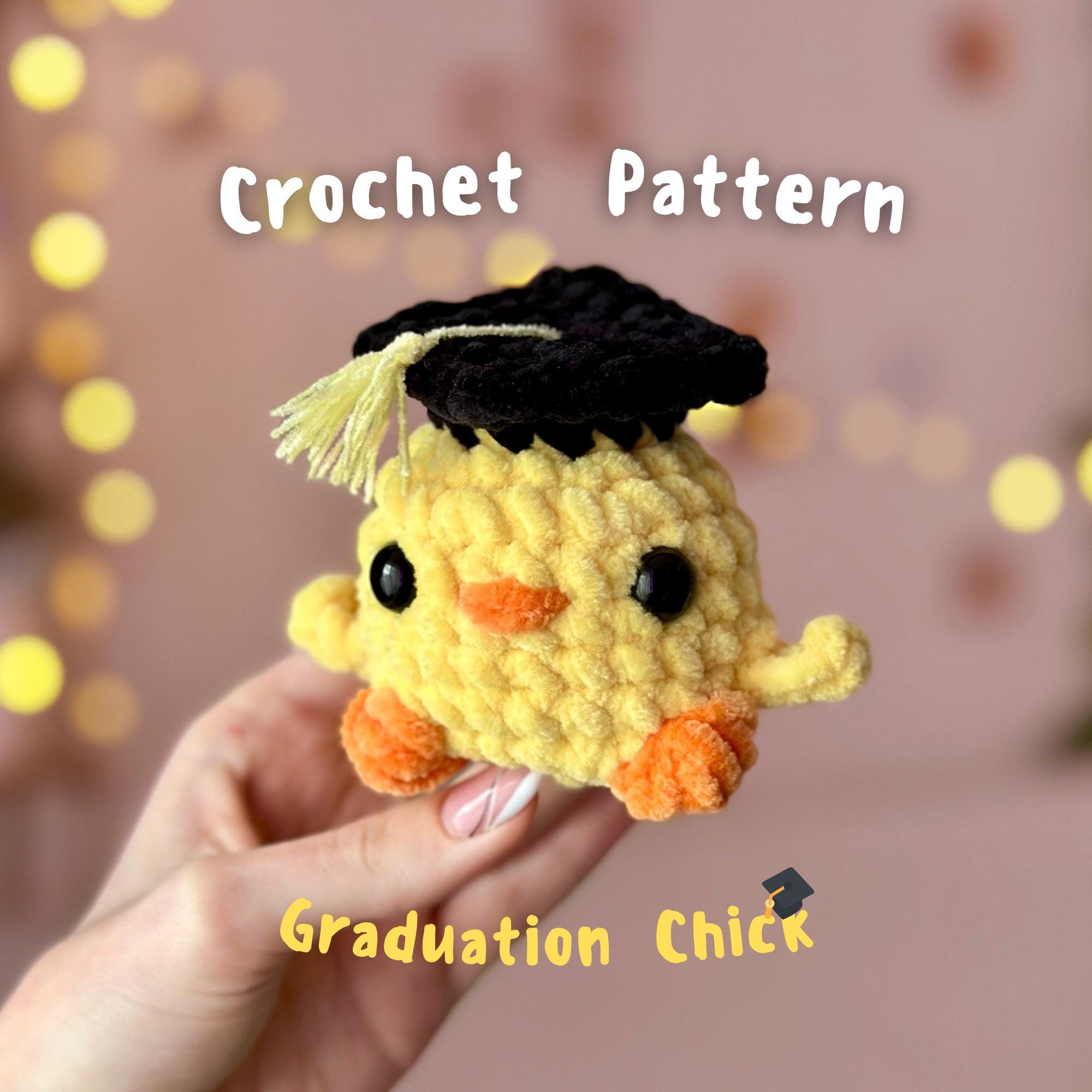 Graduation Chick - Crochet Pattern (PDF)