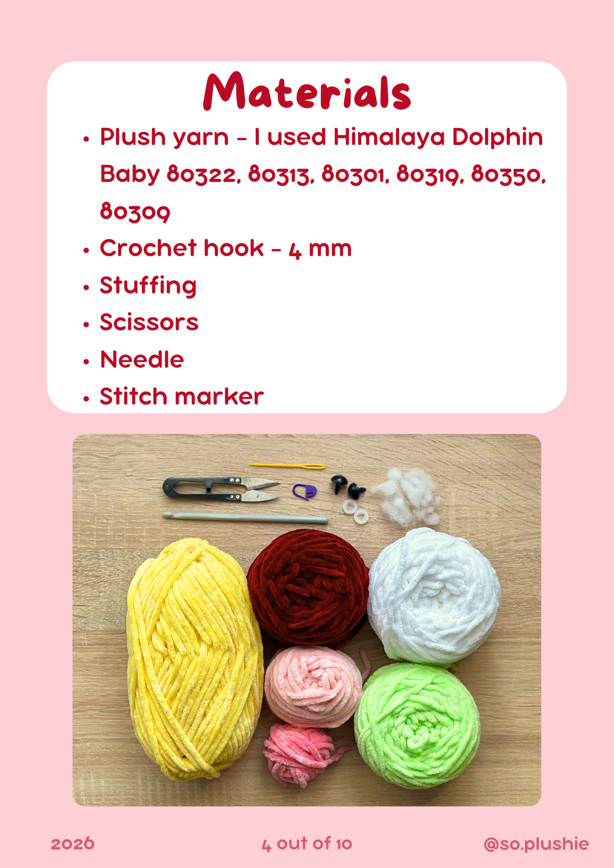 Crochet NO-SEW Cake Pattern – Plush Birthday Stuffed Toy (PDF Pattern)