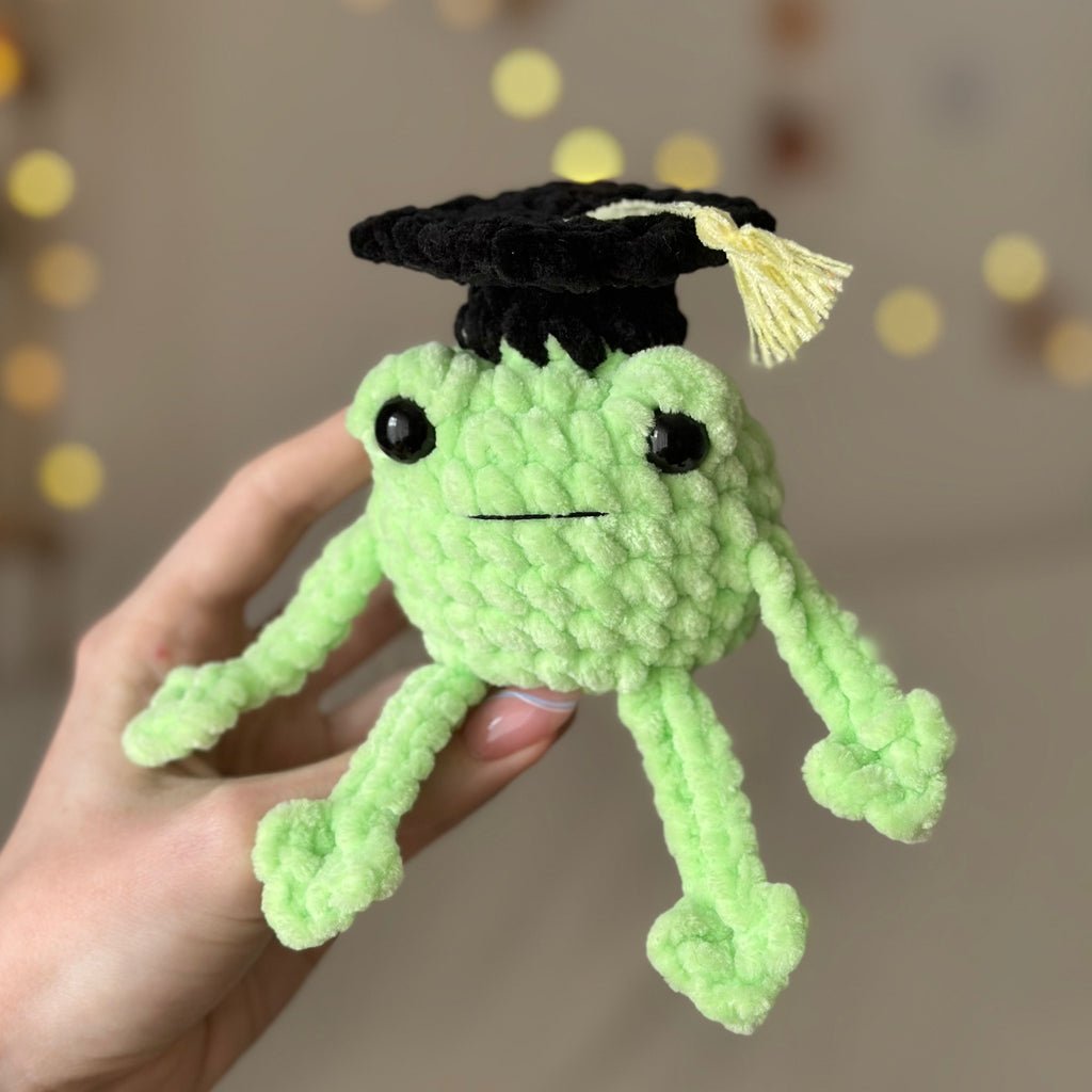 Graduation Frog Plushie