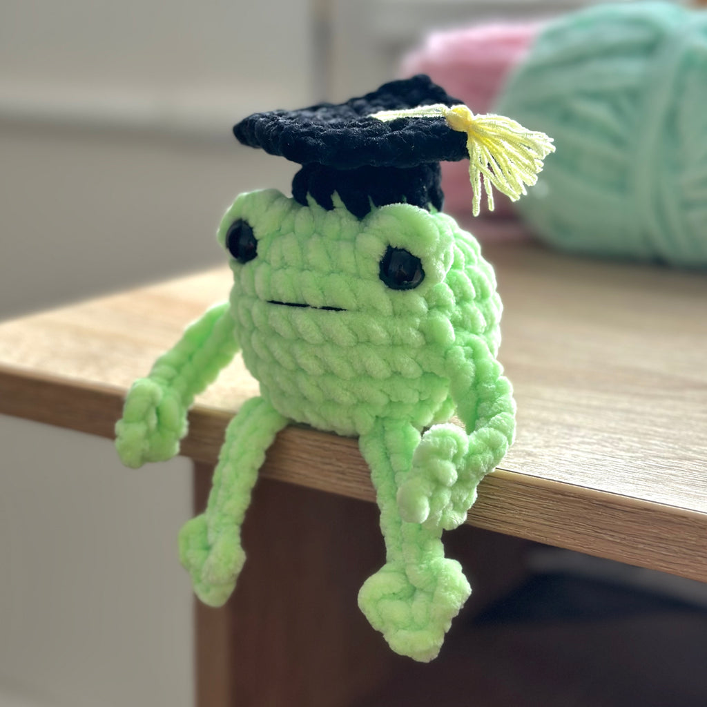 Graduation Frog Plushie