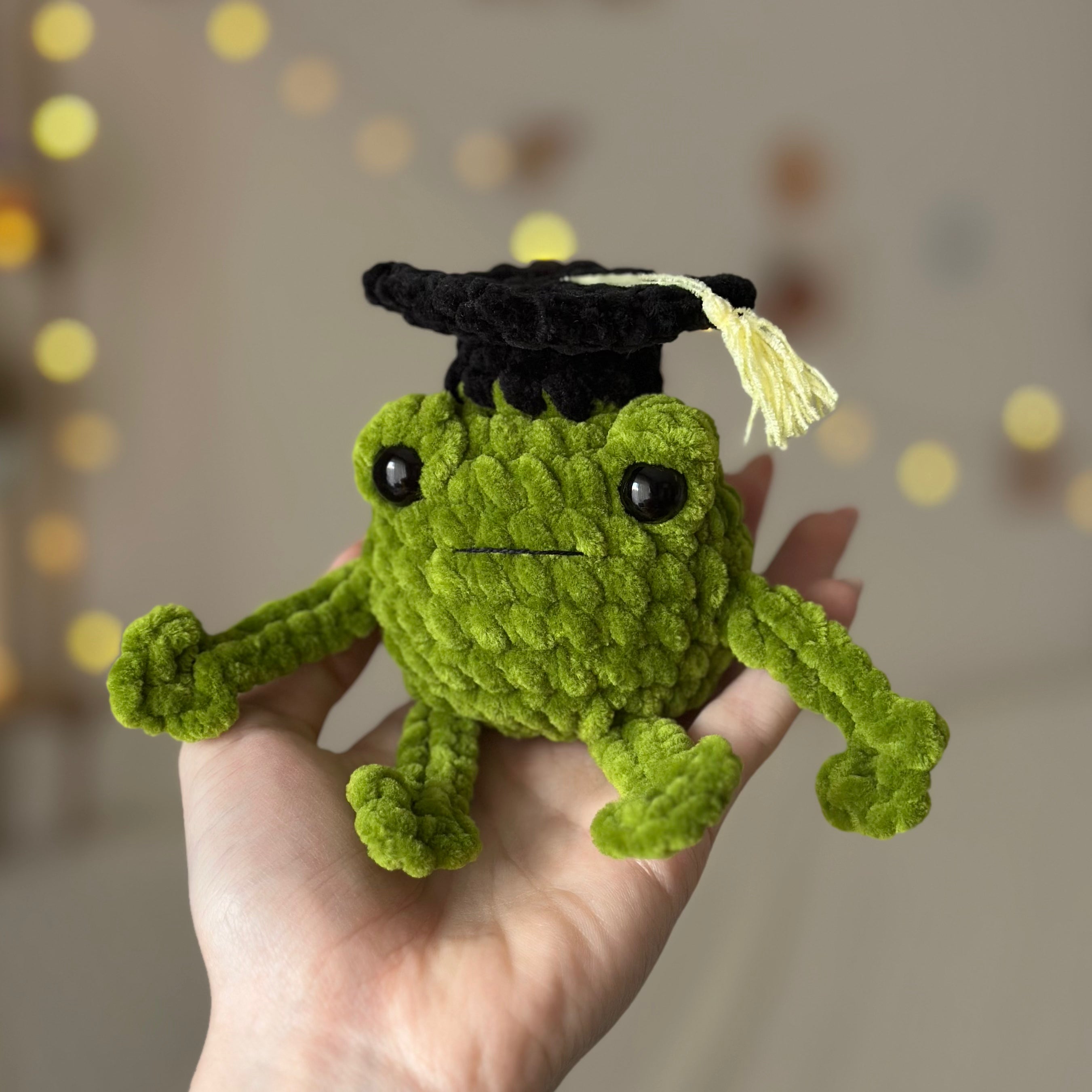 Graduation Frog - Crochet Pattern (PDF)