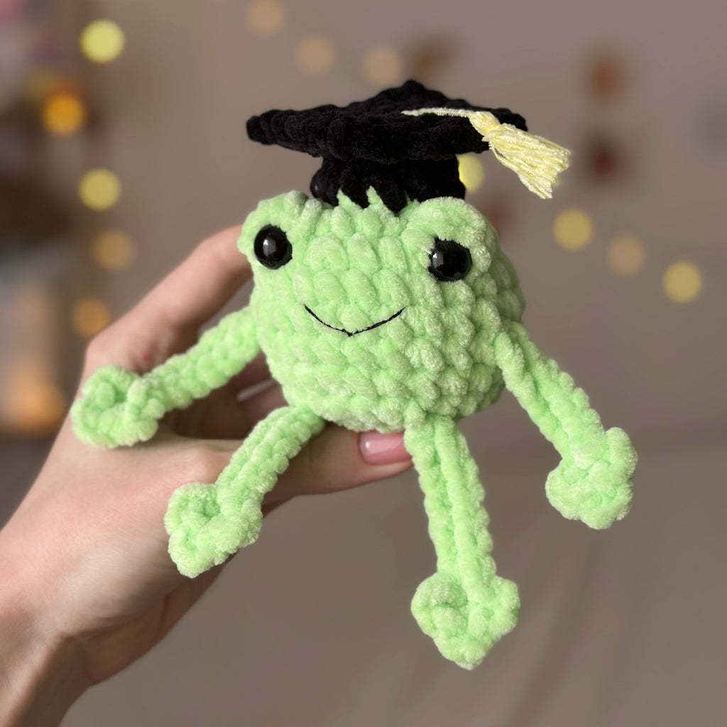 Graduation Frog Plushie