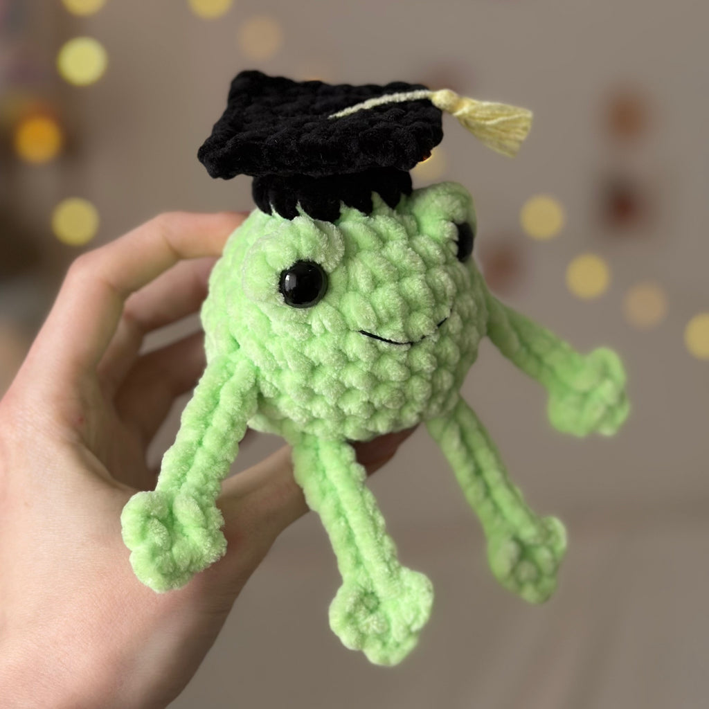 Graduation Frog Plushie