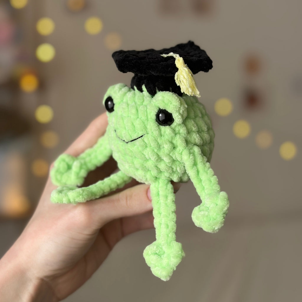 Graduation Frog Plushie