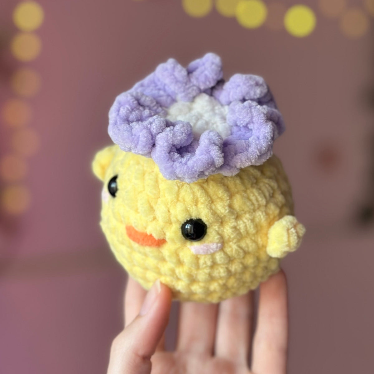 Duck in Flower Hat