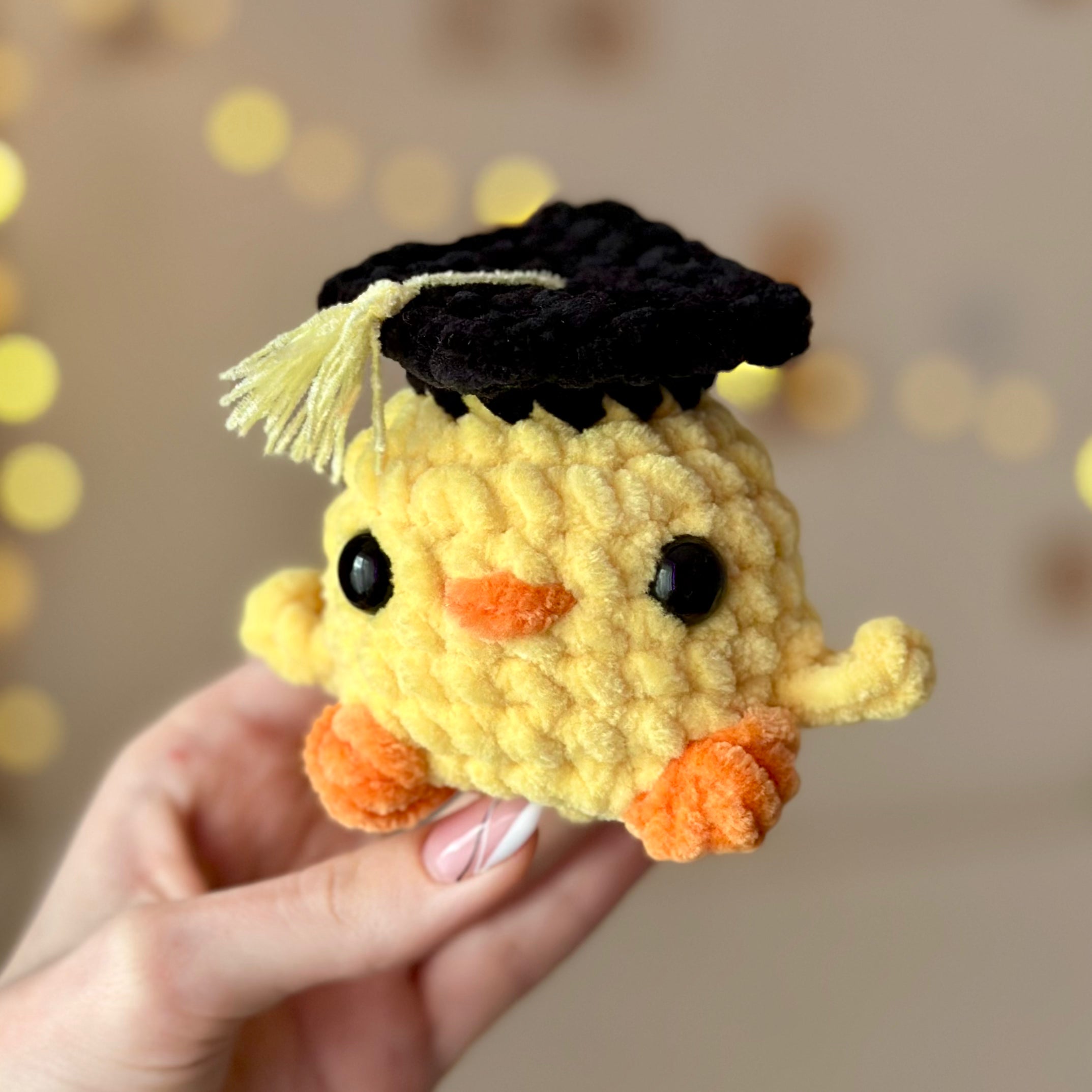 Graduation Chick Plushie