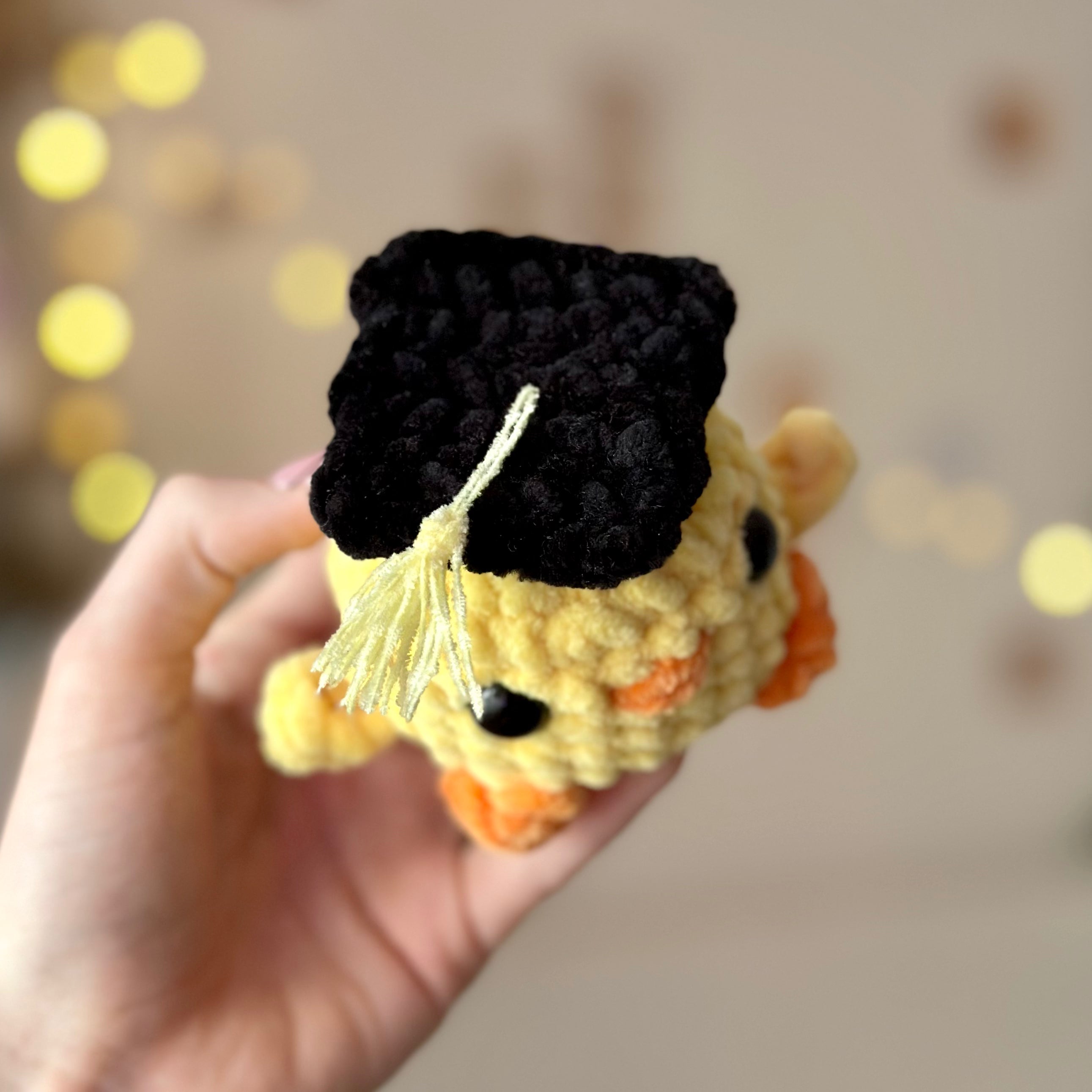 Graduation Chick Plushie