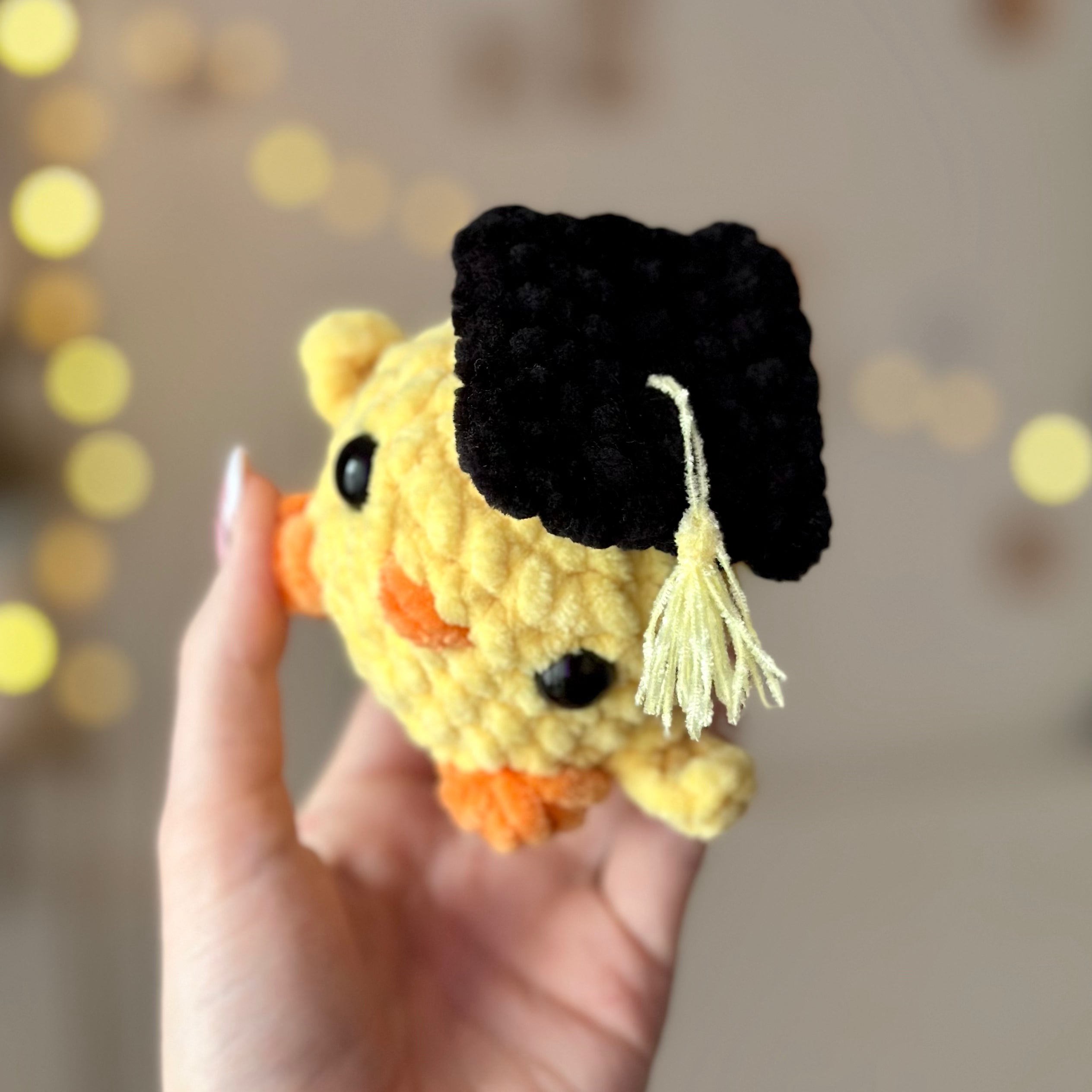 Graduation Chick Plushie