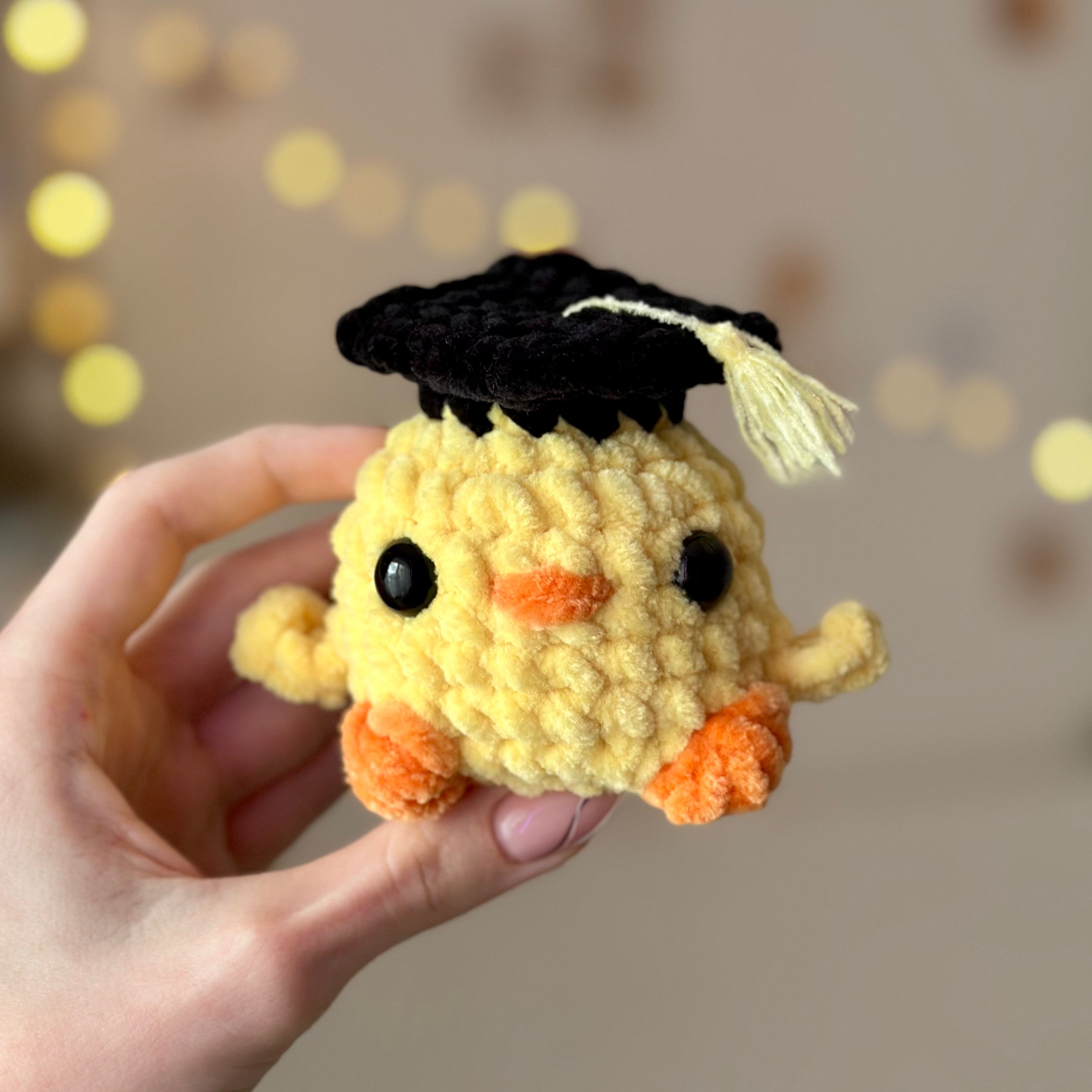 Graduation Chick Plushie