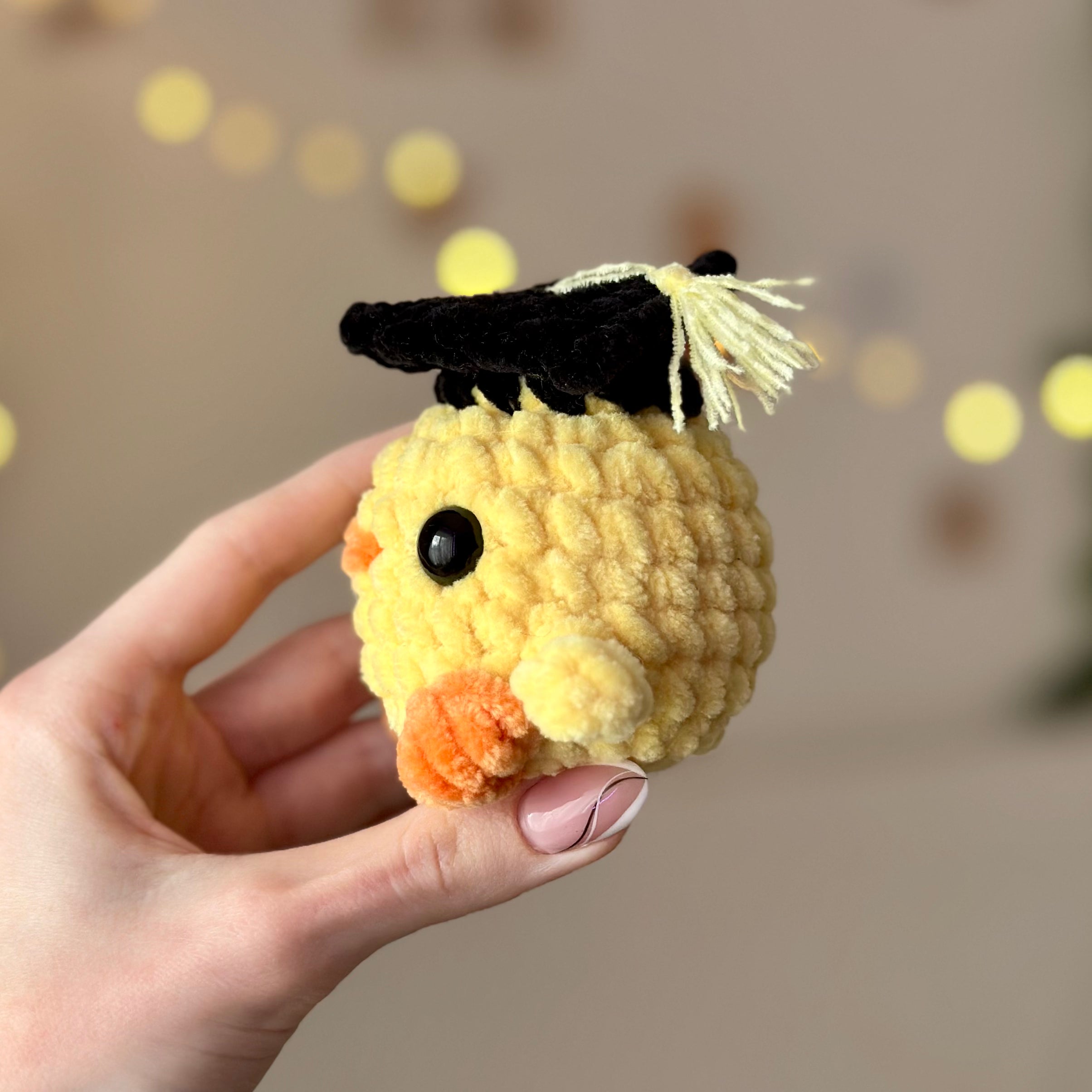 Graduation Chick Plushie