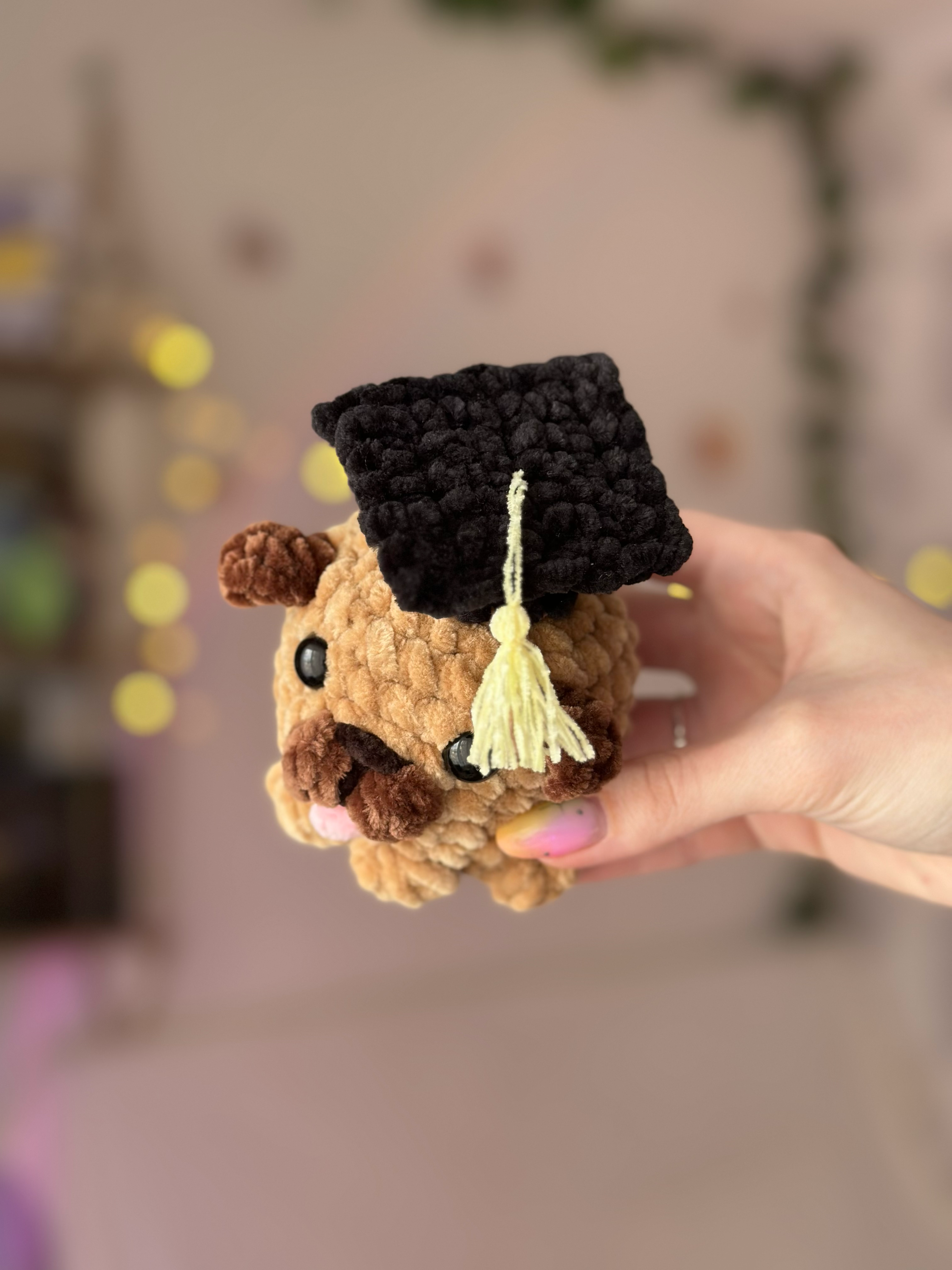 Graduation Dog - Crochet Pattern (PDF)