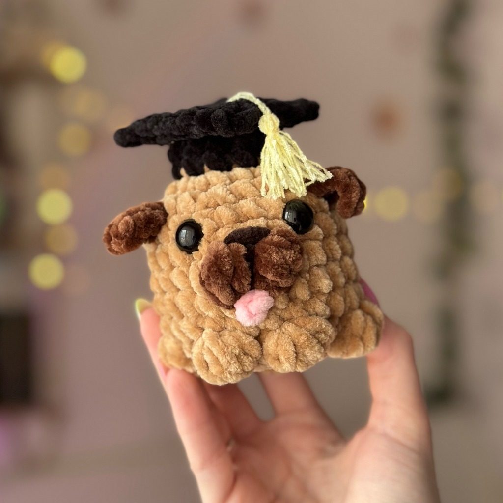 Graduation Dog - Crochet Pattern (PDF)