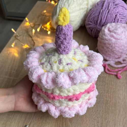 Big Birthday Plush Cake