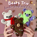 Trio Bears - 3 Patterns Bundle