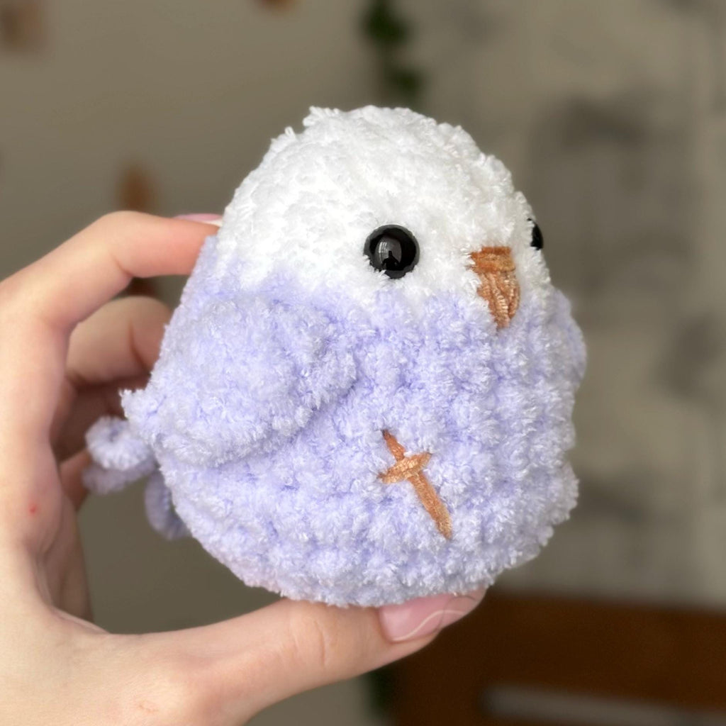 Lavender Fluffy Bird