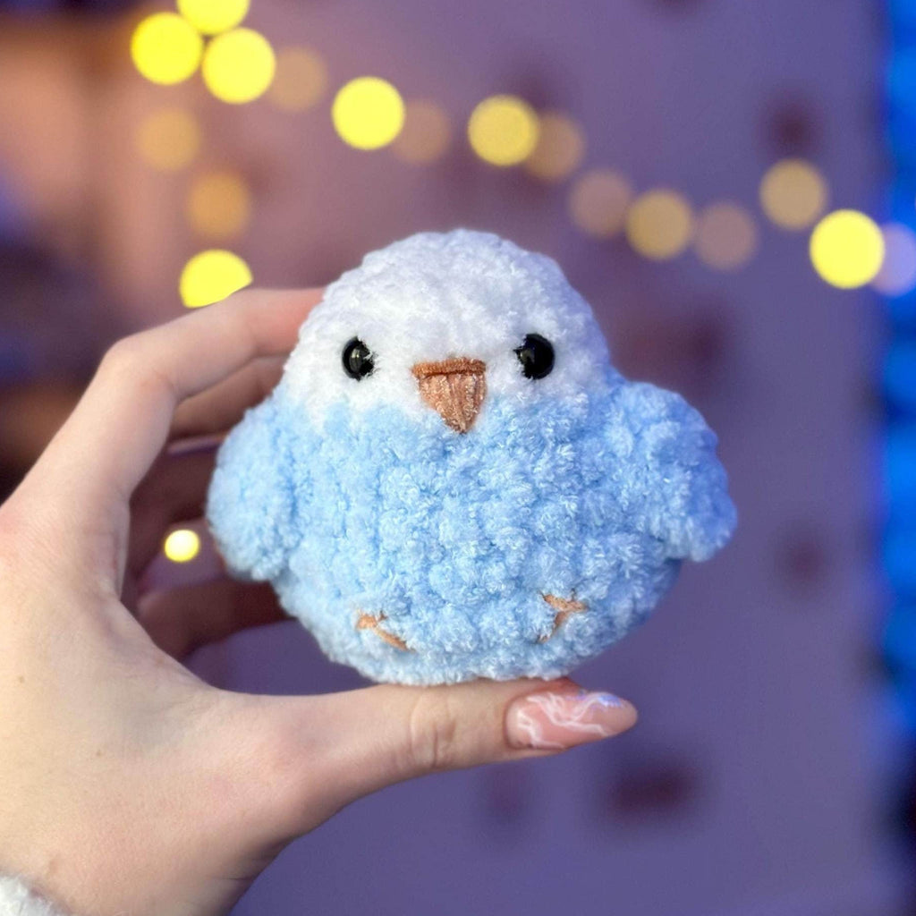 Fluffy Blue Bird