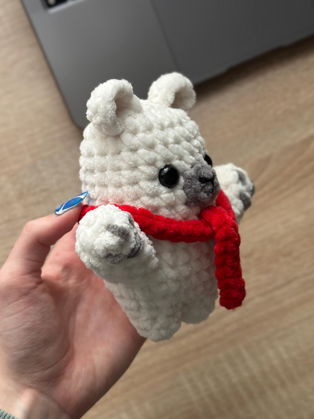 Polar bear plushie