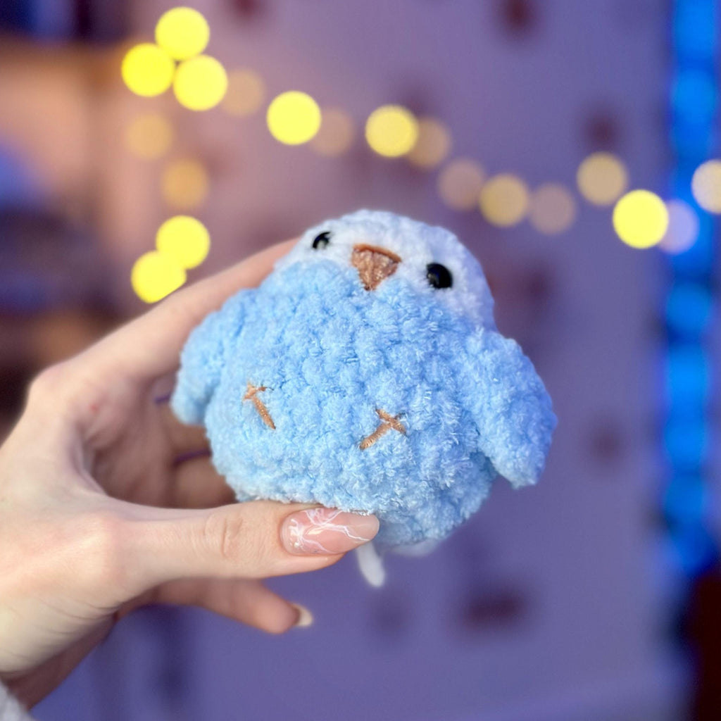 Fluffy Blue Bird
