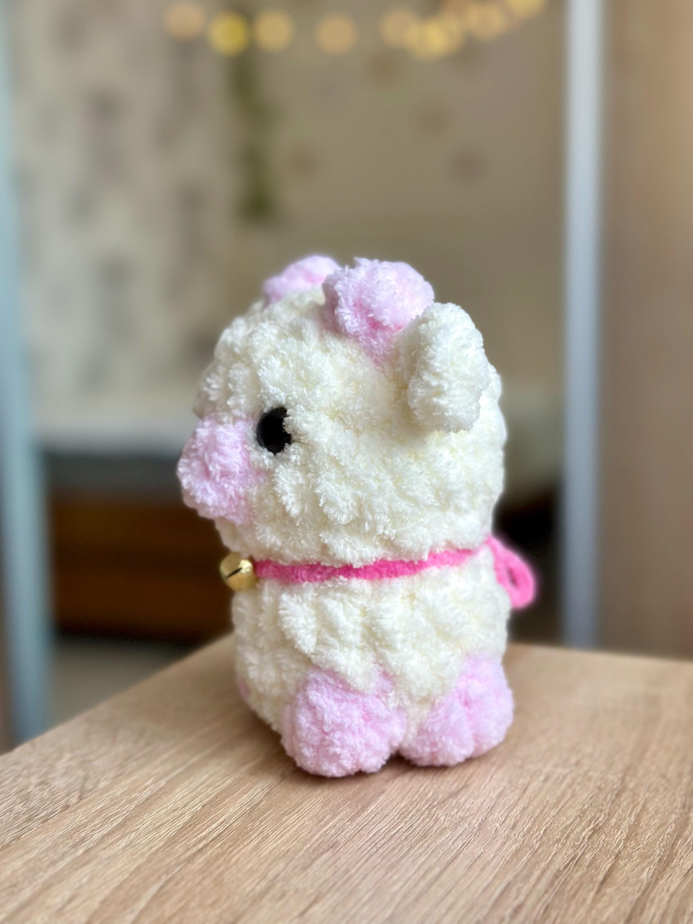 Fluffy Pink Cow